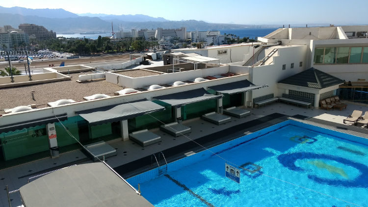 Eilat-chotel-pool-view