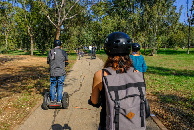 סיור סגווי בתל אביב – סיור קליל בפארק הירקון כולל מקומות לא מוכרים
